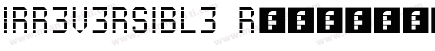 IRR3V3RSIBL3 Regular字体转换